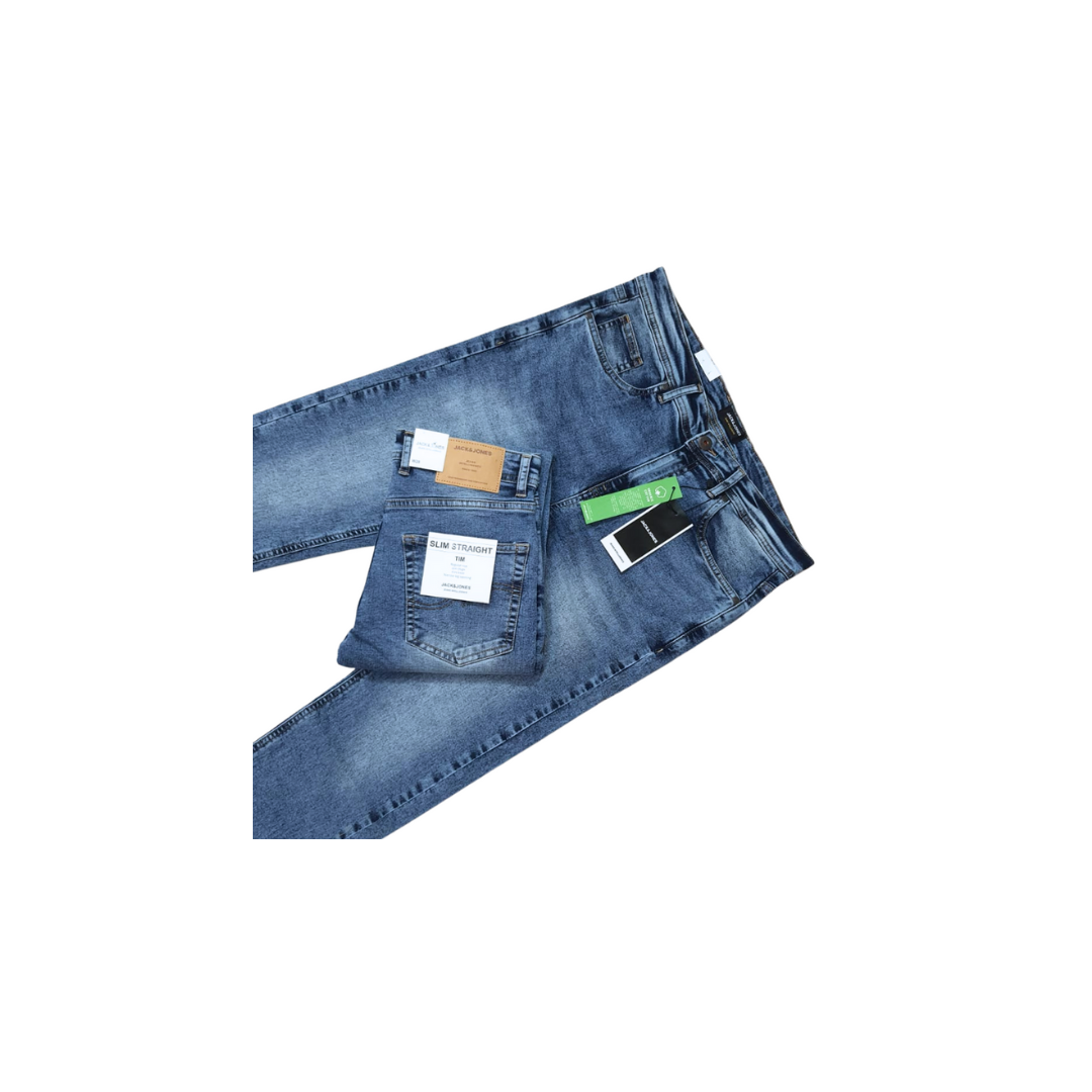 Jack & Jones Men’s Slim Fit Jeans Light Blue Color - A classic and versatile style that fits any occasion.