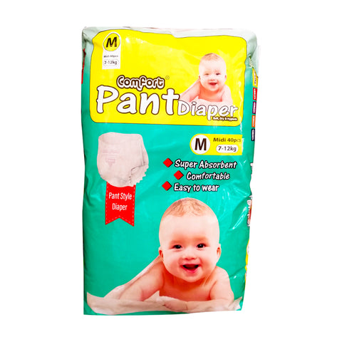 COMFORT BABY PANTS DIAPER ( STANDARD) M 40 PCS 07-12KG