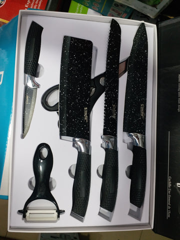 Stainless Steel Kitchen Knife Set Of 6
