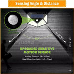 100 LED Solar Lights, Wireless Motion Sensor Lights IP65 Waterproof