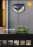 100 LED Solar Lights, Wireless Motion Sensor Lights IP65 Waterproof
