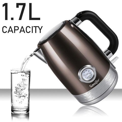 SONIFER ELECTRIC KETTLE WITH WATER TEMPERATURE METER
