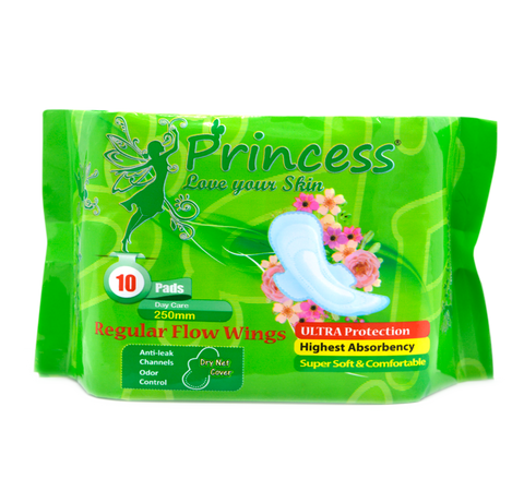 PRINCESS REGULAR FLOW WINGS 10 PADS